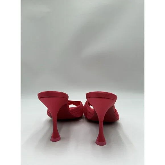 Christian Louboutin "Nicol Is Back 85" satin mules in Ole red Size 39 - Picture 4 of 6